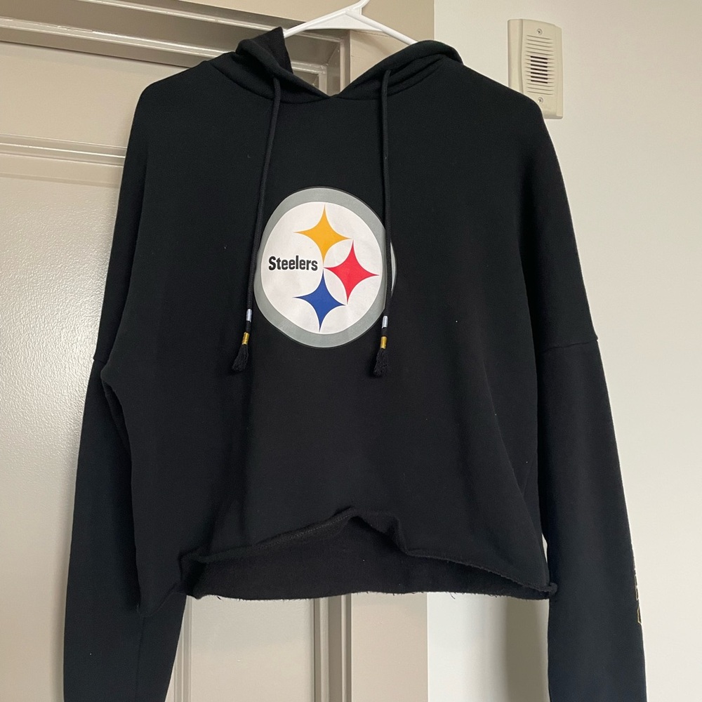 Women’s NFL Pittsburgh Steelers Cropped Hoodie